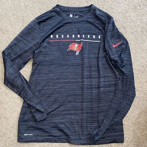 Buccaneers Nike Dri-Fit Long Sleeve Tee for Kids